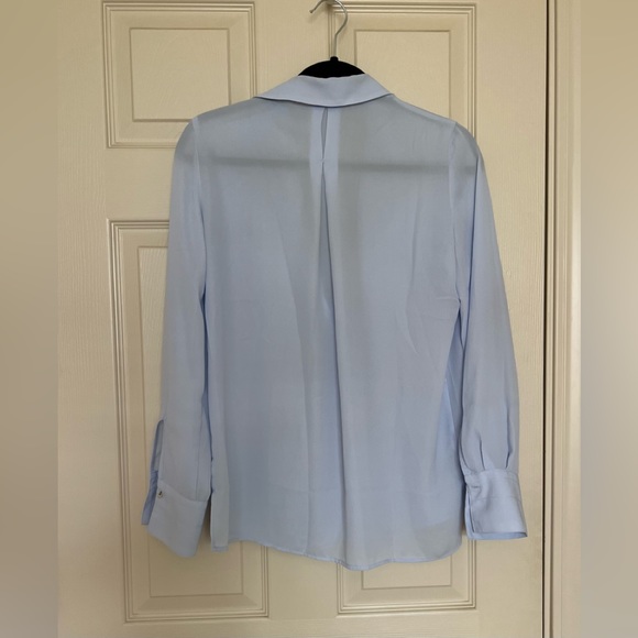 3 x Mango Buttoned Down Blouses, Blue, Sky Blue and Light Lilac, Size XS - Picture 10 of 11